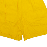 RAFAELLA Womens Casual Shorts Yellow XS W26