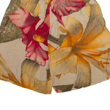 MISS BRITT Womens Casual Shorts Beige Relaxed Floral XXS W24