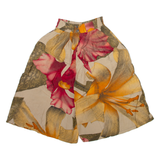 MISS BRITT Womens Casual Shorts Beige Relaxed Floral XXS W24