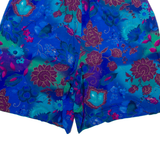 JERI MARQUE Womens Casual Shorts Black Relaxed Floral M W24