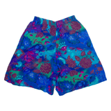JERI MARQUE Womens Casual Shorts Black Relaxed Floral M W24