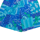 BON WORTH Mens Casual Shorts Blue Relaxed Floral XS W26