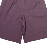 MAD PANTS Womens Casual Shorts Purple S W28
