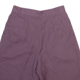 MAD PANTS Womens Casual Shorts Purple S W28