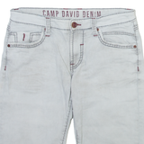 CAMP DAVID Mens Casual Shorts Grey M W31