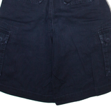 CAPRICIO SPORTS Mens Cargo Shorts Blue XXS W24