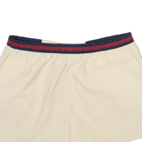 Womens Casual Shorts Cream M W30