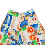Womens Casual Shorts Green Relaxed Floral S W28