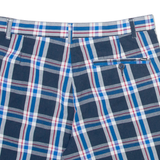 BENCH Mens Casual Shorts Blue Check M W34