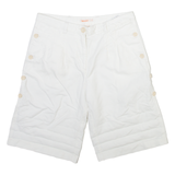 TIMBERLAND Womens Casual Shorts White M W30