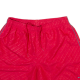 NIKE Mens Casual Shorts Red Relaxed Striped L W29