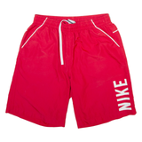 NIKE Mens Casual Shorts Red Relaxed L W30