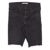 LEVI'S Womens Jorts Shorts Black Slim M W29