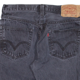 LEVI'S 501 Womens Denim Shorts Black M W32