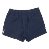 ADIDAS Womens Sports Shorts Blue Relaxed UK 12 W29