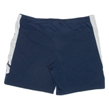 NIKE Womens Sports Shorts Blue Relaxed L W40