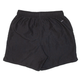 NIKE Mesh Lining Mens Sports Shorts Black Relaxed S W26