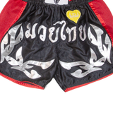 Thai Boxing Mens Sports Shorts Black Relaxed L W26