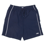 UMBRO Mesh Lining Mens Swimming Shorts Blue Relaxed L W34