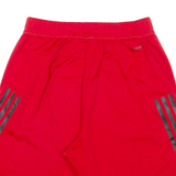 ADIDAS Mens Sports Shorts Red Relaxed S W26