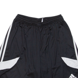 ADIDAS Mens Sports Shorts Black Relaxed S W23