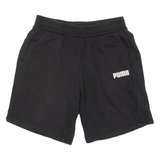 PUMA Mens Casual Shorts Black Relaxed M W30
