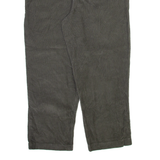JENO NEUMAN Womens Corduroy Trousers Grey Relaxed Tapered W28 L25