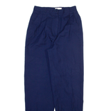 CASSIDY Womens Trousers Blue Relaxed Tapered Wool W24 L30