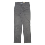 WRANGLER Mens Trousers Grey Slim Straight W30 L31