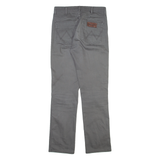 WRANGLER Mens Trousers Grey Slim Straight W30 L31