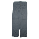MAD PANTS Mens Trousers Grey Regular Straight Viscose W32 L32