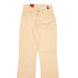 HIS Womens Trousers Orange Slim Bootcut W24 L33