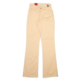 HIS Womens Trousers Orange Slim Bootcut W24 L33