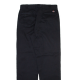 DICKIES Mens Trousers Black Regular Straight W32 L32