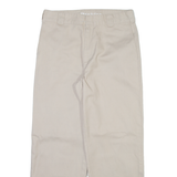 DICKIES Womens Trousers Beige Regular Straight W29 L28