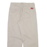 DICKIES Womens Trousers Beige Regular Straight W29 L28