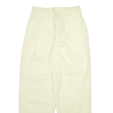Womens Trousers Yellow Relaxed Tapered W26 L30