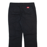 DICKIES Womens Trousers Black Regular Straight W30 L28