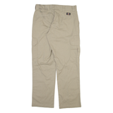 DICKIES Cargo Mens Trousers Beige Regular Straight W32 L32