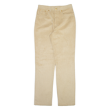 ROCCO BAROCCO Womens Trousers Beige Regular Straight W28 L30