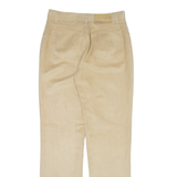 ROCCO BAROCCO Womens Trousers Beige Regular Straight W28 L30