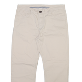 MADDISON Mens Trousers Beige Regular Straight W34 L27