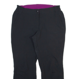 CRANE Womens Trousers Black Relaxed Straight W30 L26