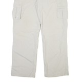 SWITCHER Cargo Mens Trousers Beige Relaxed Straight W34 L32