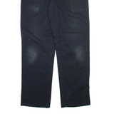 DICKIES Mens Trousers Black Regular Straight W34 L32