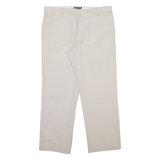 DOCKERS D2 Mens Trousers Beige Regular Straight W36 L28