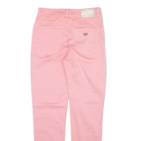 ARMANI JEANS Womens Trousers Pink Slim Straight W27 L27