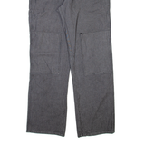 LGO Mens Trousers Grey Relaxed Straight W34 L32