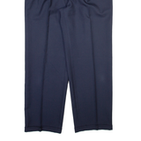 Mens Trousers Blue Regular Straight W34 L28