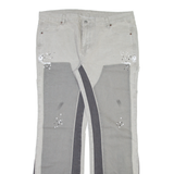 Womens Trousers Green Regular Bootcut W37 L33